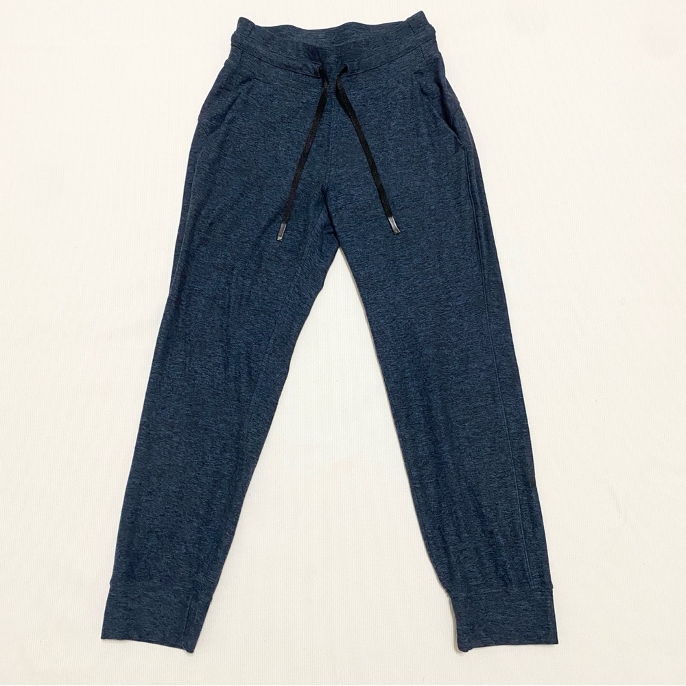 Lululemon Ready to Rulu Jogger Crop Heathered True Navy Blue Black